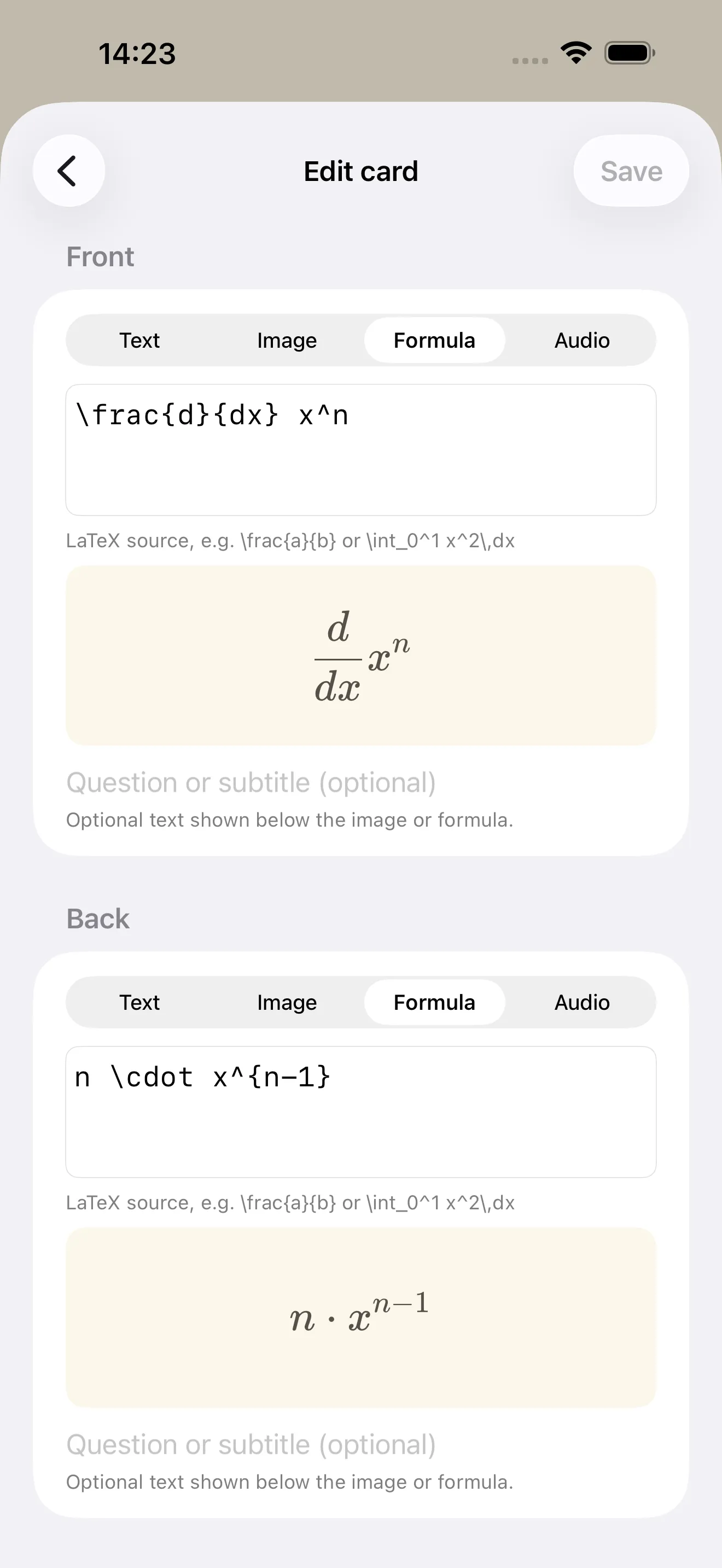 Text, math, images, phonetics